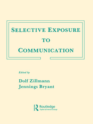 cover image of Selective Exposure to Communication